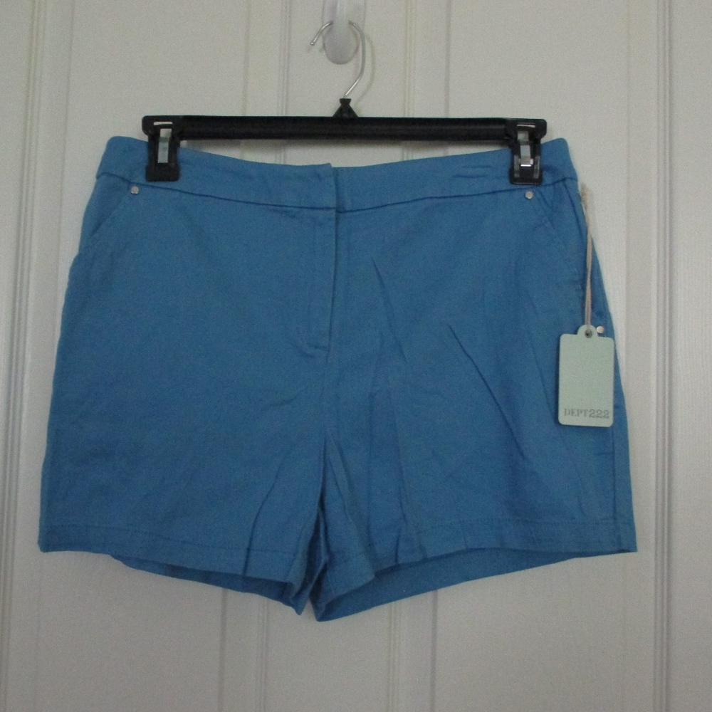 NWT - DEPT 222 blue shorts - sz 10P - MSRP $40.00